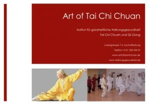 Flyer Art of Tai Chi Chuan Haltungsgesundheit Die Schule 8 Download Flyer mit Tai Chi Qi Gong Informationen